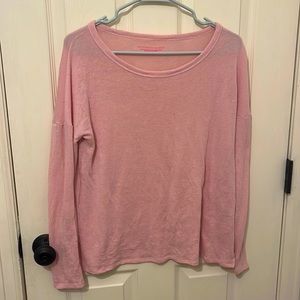 Victoria’s Secret long sleeve dusty pink shirt. Size small but fits XS-M